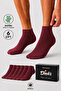 Men's Bamboo Booties Boxed Socks 6 Pairs Seamless Breathable Anti-Sweat