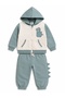 Baby Boys Dinosaur Full Zip Hoodie & Jogger Pants Set - 2