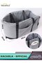 3 in 1 Center Console Pet Seat Cover Pet Carrier bag Puppy Dog Car Seat Folding Pet Car Seat Puppy Travel Carrier Bed - 3