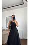 Backless Tie-Up Midi Dress