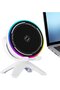 Wireless induction speaker, portable music player. - 2