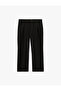 Regular Fit Pocketed Viscose Blended Pleated Fabric Trousers - 5