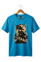 Turkish Warrior on Horseback Our Roots Are Hung up Written in Göktürk Alphabet Turkish History Printed Kayi Size 100% Cotton Crew Neck Basic Tshirt