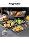 Baking Sheet with Cooling Rack Set(2 Baking Pans+2 Wire Racks) for Oven Cooking Baking Size 315 * 245 * 25cm - 8