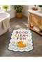 Eta Written and Thematic Modern Woven Base Decorative Carpet Eta4145 - 3