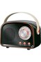 Retro Bluetooth speaker, dark green.