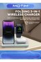 3-in-1 Magnetic Wireless Charging Station for iPhone 15/14/13/12 AirPods iWatch 8/7/6/5/4 Samsung Galaxy S - 5