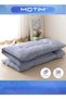 Japanese Floor Mattress Futon Mattress, Thicken Tatami Mat Sleeping Pad Foldable Roll Up Mattress Guest Mattress Foldable Couch Bed Mattress Pad(Grey, 1.5 * 2M) - 4