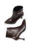Nashira Vita Women's Pointed Toe Thin Heeled Boots 0012834 Brown Skin - 2