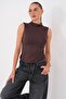 Women's Half Fisherman Sleeveless Blouse 265076 - 4