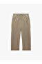 Pike Fabric Pocketed Loose Fit Waist Tie Barrel Fit Sweatpants - 5