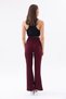High Waist Spanish Flare Casual Pants - 8