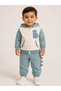 Baby Boys Dinosaur Full Zip Hoodie & Jogger Pants Set