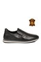 Black Genuine Leather (Large Size) Men's Casual Shoes