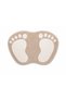 Footprint Patterned Non-Slip Base Bath Mat 40 X 60 Beige - 3