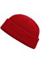 Solid Color Short Beret Hipster Beret Skullcap Beanie Leon Beret Hip Hop Beret (Red)