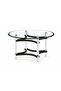 Black Acrylic Coffee Table 90X90 cm - 2