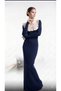 Women's Tricot Dress with Ruffle Collar Detail - 7