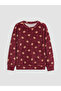 Patterned Girls' Pajama Set - 2
