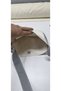 Shoulder Bag with Double Fabric Snap Closure - 3