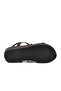 Black Textile Women's Wedge Heel Sandals - 5