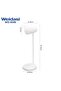 مصباح مكتب LED طراز WD-6046 قابل لإعادة الشحن عبر USB مع إضاءة قابلة للتعتيم وبطارية 2400 مللي أمبير