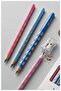 Jumbo Pencil Slotted 1 Piece Alpino Trimax Triangular Slotted Thick Pencil Pastel Colors Easy Grip V - 3