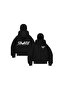 Neon Face Printed Ninja with a Mask Unisex Sweatshirt Cardigan 3 Yarn Thick Fleece (100% Cotton)