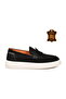 Black Suede Genuine Leather Men's Casual Shoes
