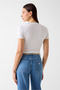 Miny Women's Modal Slim Fit Crew Neck T-Shirt White - 2