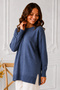 Stoned Mercerized Tunic N3225 Petrol - 3