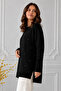 Stoned Mercerized Tunic N3225 Black - 3