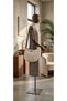 Shoulder Bag with Double Fabric Snap Closure - 9