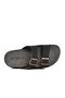 Black Double Buckle Men's Slippers - 4