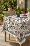 Modern Colorful Floral Tablecloth Stain-Resistant Stylish Design for Garden Balcony - 3