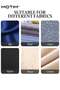 Portable Handheld Steamer for Clothes 1000W Foldable Steam Iron Fast Heat-up Fabric Wrinkle Remover with 120ml Measure Cup and Brushes Perfect for Home Office and Travel - 7
