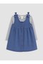 Lcw Baby Indigo Baby Girl Dress and T-Shirt - 2