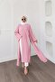 Women's Long Slit Abaya Tunic - 2