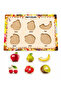 3 Pieces Wood+Eva Educational Find and Match Montessori Intelligence and Motor Skills Developmental Toy - 5
