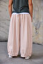 Men's Loose Shalwar Trousers with Elastic Waist and Button Detail on the Leg - 5