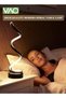 Spiral LED Table Lamp Modern 3 Colors Dimmable Desk Lamp with Minimalist Lighting Design & Touch Controller Creative Stylish Smart Lamp for Bedroom Office Home Black - 3