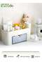 Cosmetic Storage Box Office Desktop Storage Multifunctional Jewelry Storage Box with Drawers - 2