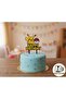 Happy Birthday Cake Decoration with Pokemon Pikachu Design – 3D Printed Birthday Cake Topper - 4