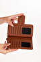 Daily Useful Wallet and Card Holder Sp.9028 Cream Plaid - 2