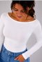 Women's Boat Neck Modal Fabric Lycra Long Sleeve Finger Loop Blouse Fit Casual Stylish Top Wear - 6