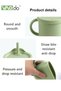2-in-1 Baby Sippy Cup Easy to Hold Children's Straw Cup Silicone Baby Snack Cup Food Street Material Green - 8