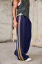 Men's Striped Detailed Loose Baggy Trousers - 3