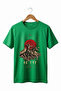 Göktürkçe Arrow and Bow Turkish Path Turkish Motif Horse Warrior Sky God Gives Kut Turkish History Printed 100% Cotton Crew Neck Basic Tshirt
