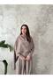 Women's Shawl Cape Detailed Long Sleeve Wide Leg Pants