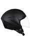 YARIM SILVER KASK - MAT SİYAH - 2